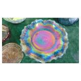 5- Iridescent Glass Pieces