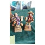 Wood and Paper Mache Figures