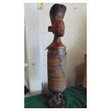 Mangbetu Figured Carved Wood Box