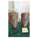 Pair of Chokwe Masks