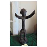 Large African Metal Bronze? Male Figure