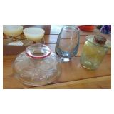 3 Pieces of Art Glass, One Signed Jon Offutt Piece