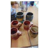 Assorted Pottery Bowls, Mugs and Misc