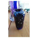Assorted Vases, Holmguard and Other Signed Vase