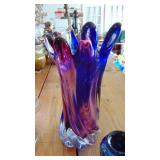 Assorted Vases, Holmguard and Other Signed Vase