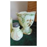 3 Pieces of Custard Glass and McKee Mixing Bowl