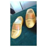 Wooden Shoes and Handmade Childs Moccasins