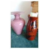 Assorted Pottery Vases, 3 Pieces of Haeger