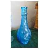 Assorted Blue Glass Pieces