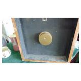 Standard Electric Wall Clock in Oak Case