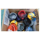 Various Mini Football Team Helmets