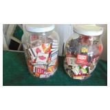 2- Large Jars of Vintage Matches