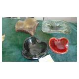 4- Art Glass Bowls