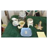 Assorted Vintage Glass Decor Items