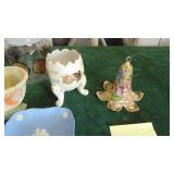 Assorted Vintage Glass Decor Items