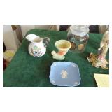 Assorted Vintage Glass Decor Items