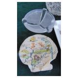 Assorted Glass and Ceramic Ashtrays