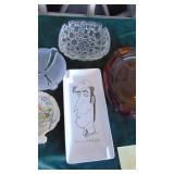 Assorted Glass and Ceramic Ashtrays