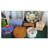 Wood and Tin Boxes