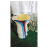 3- Art Glass Vases