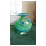 3- Art Glass Vases