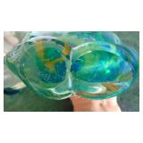 3- Art Glass Vases