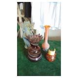 4-Pieces of Art Glass