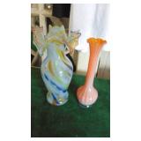 4-Pieces of Art Glass