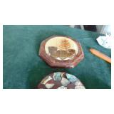 2 Hand Mirrors and MCM Coasters