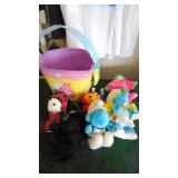 Various Stuffed Animals including 2 Smurfs