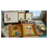 Assorted Vintage Framed Prints