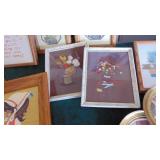Assorted Vintage Framed Prints