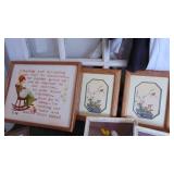 Assorted Vintage Framed Prints