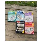 various car repair shop manuals