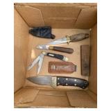pocket and deer knifes