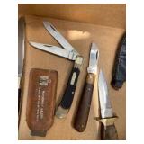 pocket and deer knifes