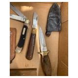 pocket and deer knifes