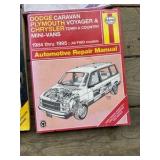 various car repair shop manuals