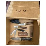 pocket and deer knifes