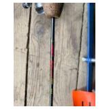 ice fishing pole, tip up’s bucket chairs