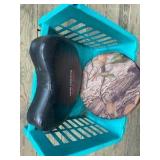 ice fishing pole, tip up’s bucket chairs
