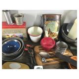 Lot of Vintage Cooking Utensils and More