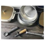 Lot of Vintage Cooking Utensils and More
