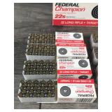 350 Rounds of 22 Long Rifle Federal Champion Shells