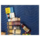 Rubber stampers, ink pads, ink roller, stencil gel, glitter gel, gel pens and more
