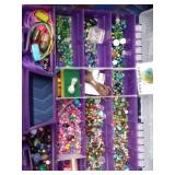 Box of craft items