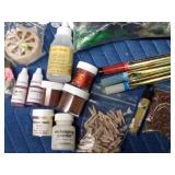 Box of craft items