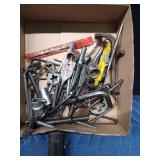 Box of tools and hardware