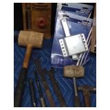 Box of tools and hardware