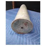 Large steel shell casing - 6" Dia x 24"H